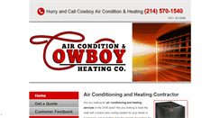 Desktop Screenshot of cowboyair.com